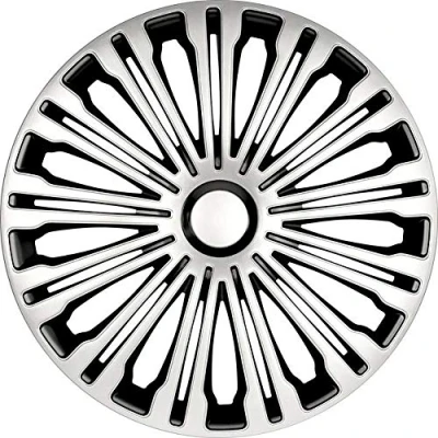 Abbildung von AUTO STYLE Satz Radzierblenden Volante 16 Zoll Silber/Schwarz