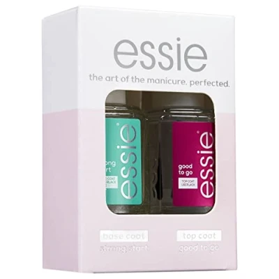 Abbildung von essie Routine Set (Unterlack strong start, Überlack good to go), exklusiver Nagellack: hochwertig, haltbar und farbintensiv