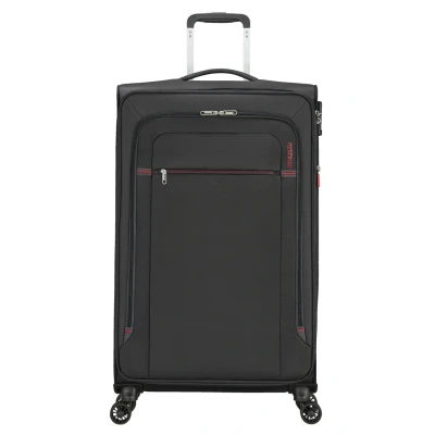 Abbildung von American Tourister Crosstrack Spinner 67/24 Tsa Exp Grey/Red Koffer mit 4 Rollen Weichgepäck