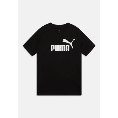 Abbildung von Puma LOGO TEE Unisex Tshirt print für Kinder, Größe: 116, Black