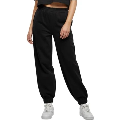 Abbildung von Build Your Brand Damen BY265 Ladies High Waist Ballon Sweat Pants Hose, Black, 4XL