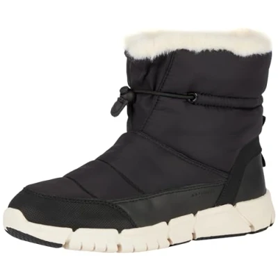 Abbildung von Geox J FLEXYPER Girl B AB Ankle Boot, Black, 38 EU