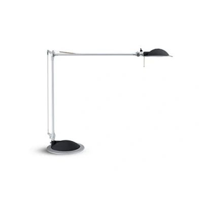 Abbildung von MAUL LED Tischleuchte MAULbusiness Moderne Tageslichtlampe mit 4.000 Kelvin und 1.178 Lumen Tischlampe aus Aluminium Standfuß für Büro Homeoffice Silber 8204095
