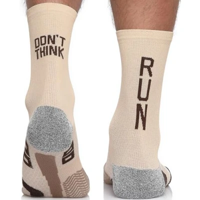 Abbildung von TODO Running RAID CREW Laufsocken mit Lustige Aufschrift, Anti Blasen Socken, Technisch Socks. Bunte Sport Socken Damen (Don&#039;t Think Run, 35 38)