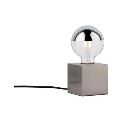 Abbildung von Paulmann Tischleuchte »Kura max1x20W E27 Eisen gebürstet 230V Metall«, 1 flammig, Leuchtmittel ohne