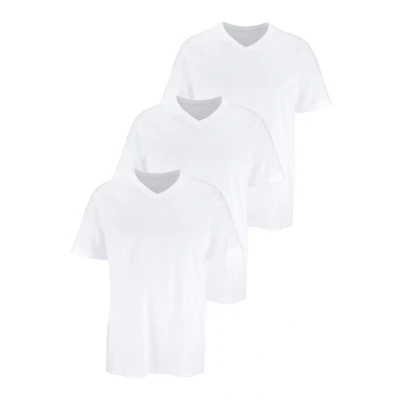 Abbildung von H.I.S T Shirt, mit V Ausschnitt aus Baumwolle, Unterhemd, Shirt