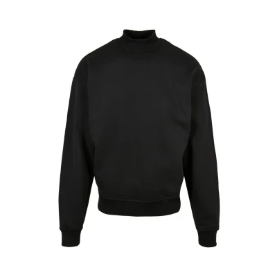 Abbildung von Urban Classics MOCK Sweatshirt, Herren, Größe: Small, Black