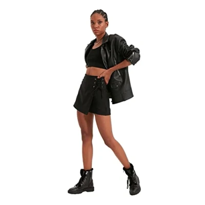 Abbildung von Trendyol Wickelrock, Damen, Größe: 32, Black