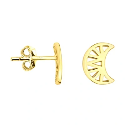 Abbildung von SOFIA MILANI Damen Ohrringe 925 Silber vergoldet/golden Mond Ohrstecker 20893