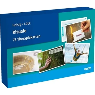 Abbildung von Rituale: 75 Therapiekarten. Mit 32 seitigem Booklet in hochwertiger Klappkassette, Kartenformat 16,5 x 24 cm (Beltz Therapiekarten)