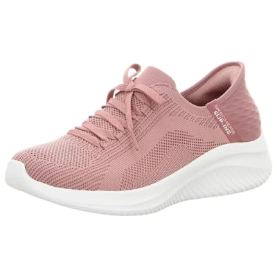 Abbildung von Skechers Damen Ultra Flex 3.0 Brilliant Path Sneaker, Mauve Knit/Pink Trim, 35 EU
