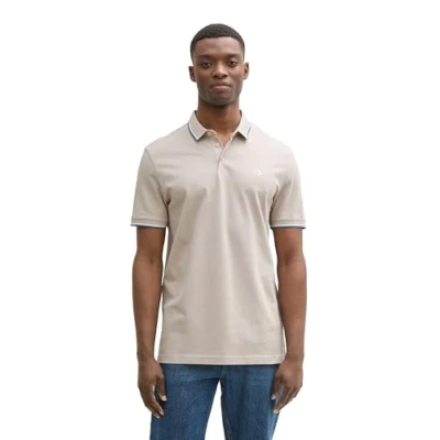 Abbildung von TOM Tailor Denim Poloshirt, Herren, Größe: XS, Coal grey