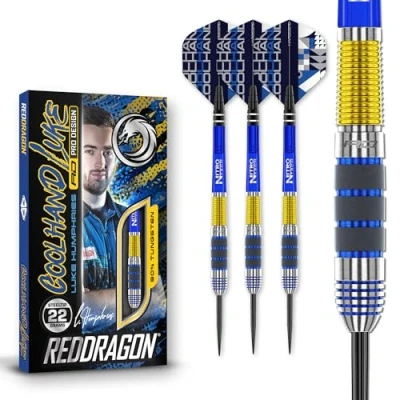 Abbildung von RED DRAGON Luke Humphries 21 Gram Professional Tungsten Darts Set with Flights and Stems