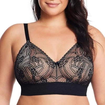 Abbildung von Glamorise Große Größen Plusgröße Bramour Gramercy Spitzen Bralette de Luxe ohne Bügel Nr. 7012