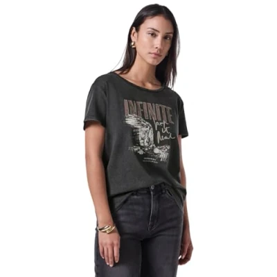 Abbildung von Street One Studio Tshirt print, Damen, Größe: 38, Grau