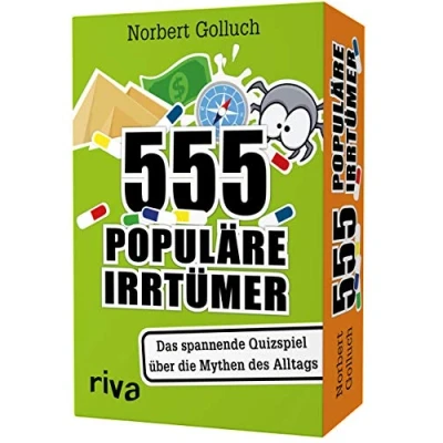 Abbildung von 555 populäre Irrtümer Das spannende Quizspiel rund um die Mythen des Alltags