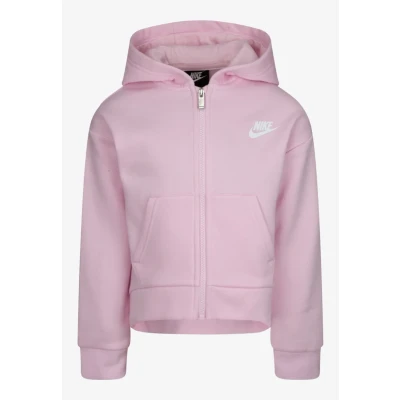 Abbildung von Nike Sportswear CLUB HIGH LOW Hoodie Sweatjacke für Kinder, Größe: 92/98, Pink foam