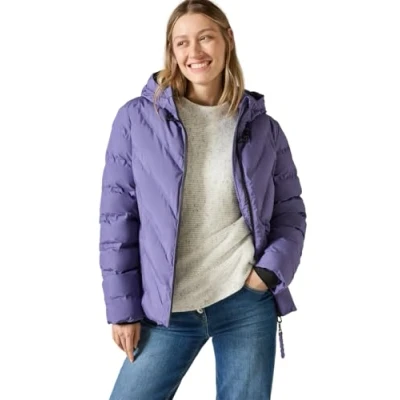 Abbildung von CECIL Damen B201950 Gefütterte Jacke, Stormy Violet, S