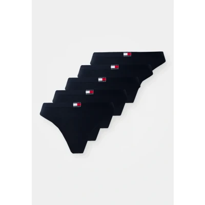 Abbildung von Tommy Hilfiger Heritage 5 PACK String, Damen, Größe: 34, Black