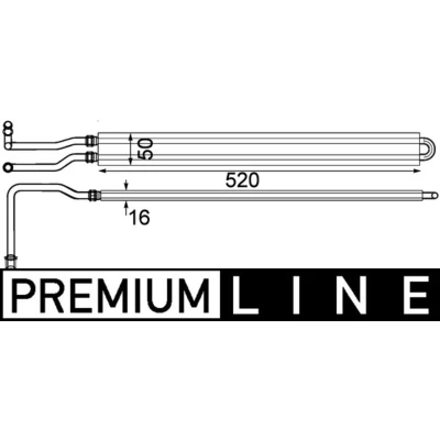Abbildung von MAHLE ORIGINAL CLC 229 000P Ölkühler