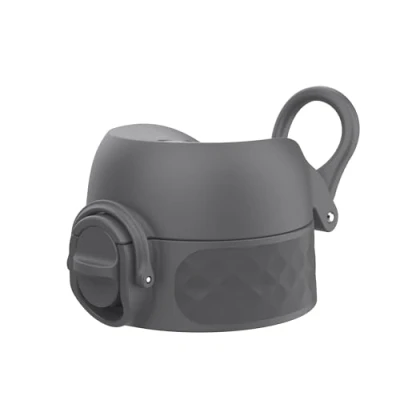 Abbildung von Ion8 Auslaufsicherer Ersatz OneTouch 2.0 Trinkflaschendeckel, BPA frei, Grau, Klein, 350ml / 500ml