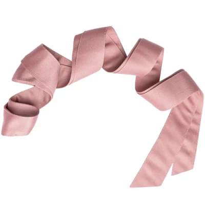 Abbildung von Maya Deluxe Damen Womens Belt Ladies Satin Sash Waist Tie Ribbon Bow Accessory for Bridesmaids Bridal Wedding Prom Evening Occasion Gürtel, Vintage Rose, S M