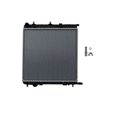 Abbildung von NRF 50430 Kühler, Motorkühlung Aluminium 403 380 26 Kühlrippen gelötet PEUGEOT: 207 Hatchback, CITROËN: C3 I Hatchback