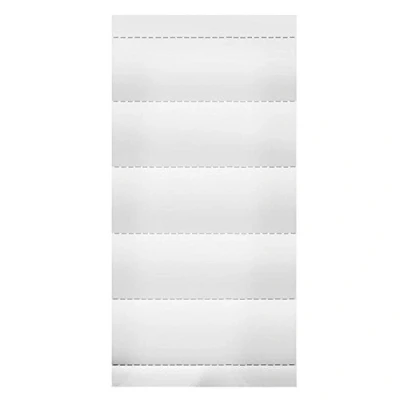 Abbildung von Herlitz 10844751 Beschriftungsschildchen für Vollsichtreiter, 100 Stück, weiß