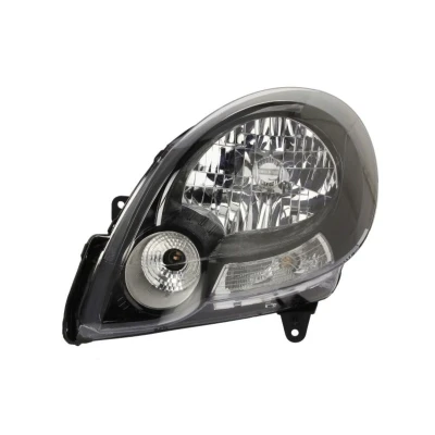 Abbildung von TYC 20 1400 35 2 Scheinwerfer links H4, P21/5W schwarz mit Tagfahrlicht für Rechtsverkehr ohne Elektromotor RENAULT: Kangoo II Be Bop