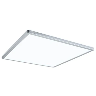 Abbildung von Paulmann 71009 LED Panel Atria Shine 420x420mm 3 Step Dim eckig incl. 1x22 W dimmbar Tageslichtweiß Chrom matt Lichtpanel Kunststoff 4000 K
