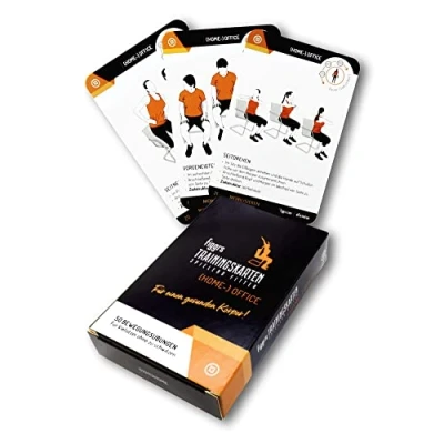 Abbildung von figgrs® Fit im (Home ) Office 57 Trainingskarten mit 50 Fitness Übungen für einen gesunden Körper I besonders Vielsitzer Büro und überall durchführbar Männer Frauen