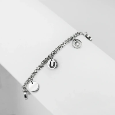 Abbildung von Ponytail&amp;Co Armband Mini Charms Stahl