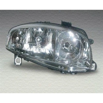 Abbildung von MAGNETI MARELLI 710301186227 Scheinwerfer links H6W, H7/H7/H1 Halogen mit Nebelscheinwerfer, ohne Blinklicht für Rechtsverkehr Stellmotor LWR