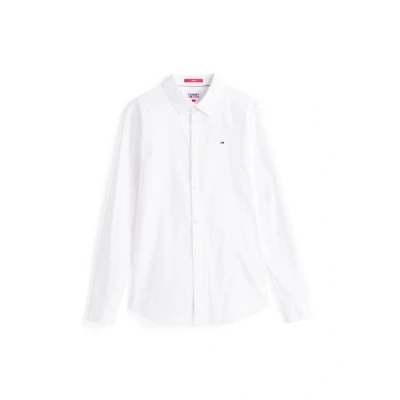Abbildung von Tommy Jeans Herren Hemd TJM Original Langarm, Weiß (Classic White), XXL