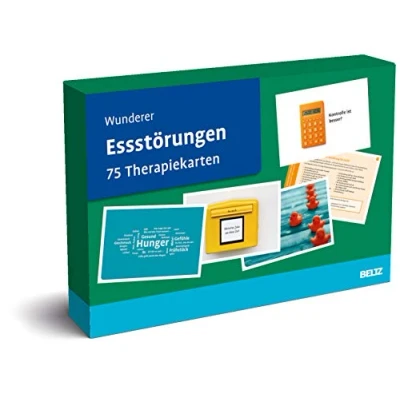 Abbildung von Essstörungen: 75 Therapiekarten. Kartenset Mit Karten für die Psychotherapie. 24 seitigem Booklet in hochwertiger Klappkassette, Kartenformat 16,5 x cm. (Beltz Therapiekarten)