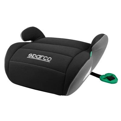 Abbildung von Sparco Kinderautositz Erhöhung Schwarz und Grau i Size. Neue Europäische Norm 2024 ECE 129/03. 125 150 cm