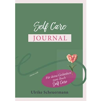 Abbildung von Self Care Journal: Für deine Gedanken zum Buch schwarz weiß