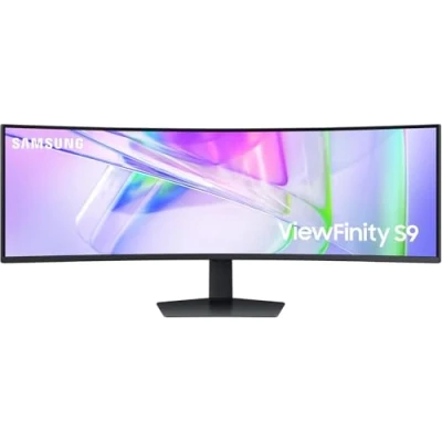 Abbildung von Samsung ViewFinity S95UC Curved Monitor, 49 Zoll, Bildschirm mit VA Panel, 5.120 x 1.440 Pixel, 1.000R Radius, VESA DisplayHDR 400, KVM Switch, Bildwiederholrate 120 Hz, Reaktionszeit 5 ms (G/G)