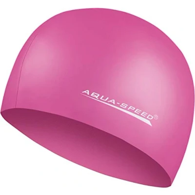 Abbildung von Aqua Speed MEGA Pinke Schwimmmütze für Damen Bunte Badekappe Mädchen Jungs Kids Bademütze wasserdicht Badehaube Schwimmhaube Silikon 27