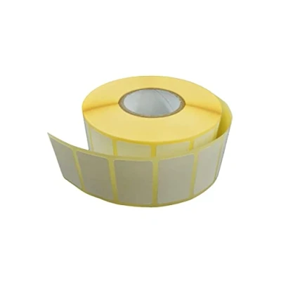Abbildung von Netuno 1 Rolle Thermo Etiketten selbstklebend 3,2 x 2 cm 2000 Stück Klebeetiketten für Haushalt Büro Küche Marmelade zum Beschriften Aufkleber blanko Papieretiketten