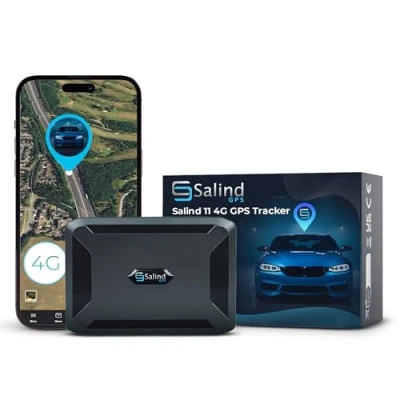 Abbildung von SALIND GPS Tracker 11 (Modell 4G) Auto, Motorrad, Fahrzeuge und LKW&#039;s mit Magnet, etwa 40 Tage Akkulaufzeit (bis zu 90 im Standby Modus)