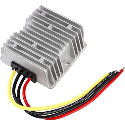 Abbildung von DC Wandler Transformator, SUPERNIGHT Wasserdichter Konverter Trafo Adapter Converter Regulator Voltage Reducer 24V Step Down auf 12V 20A 240W Synchrone Buck Stromwandler