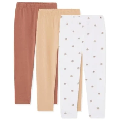 Abbildung von Bramble &amp; Bear Unisex Baby (3er pack) Weiche Für Und Kleinkinder Leggings, Verschiedene Brauntöne, 9 12 Monate EU