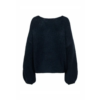 Abbildung von JDY Jdydinea Reversible NOOS Strickpullover, Damen, Größe: XS, Total eclipse