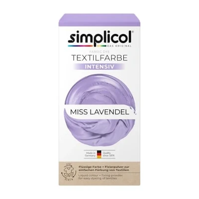 Abbildung von Simplicol Textilfarbe intensiv, Miss Lavendel 1027249, Einfaches Färben in der Waschmaschine, All 1 Komplettpackung, Pack