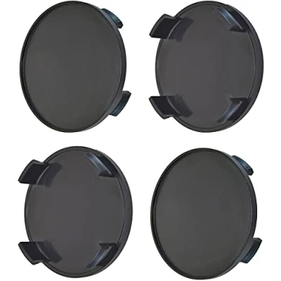 Abbildung von Born 1 Satz 4 STK x 68mm Schwarze Nabenkappen Radkappen Felgenkappen Raddeckel PASSEND für Felgen mit 64,5 65mm Innendurchmesser des Lochs