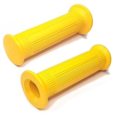 Abbildung von cyclingcolors Motorrad lenkergriffe Griffe 22mm (7/8&quot;) 24mm (1&quot;) universal Roller Moped Anti rutsch motorradgriffe Gummi (gelb)