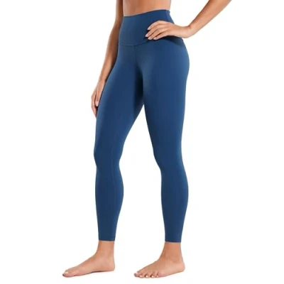 Abbildung von CRZ Yoga Butterluxe Damen High Waist Sport Leggings Blickdicht Leggins Sporthose Workout Gym Yogahose 64cm FRANZÖSISCHE Marine 36