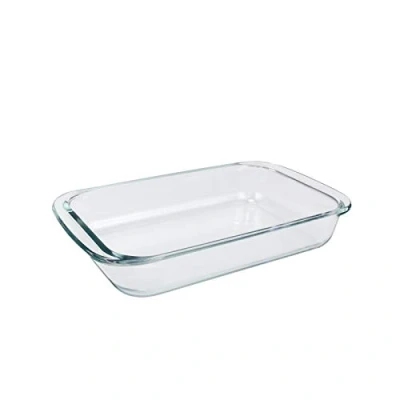Abbildung von Glas Auflaufform für Ofen, Ofenform Lasagne, 1,5L rechteckig, Lasagneform, rechteckige Glasform, Bräterform, längliche