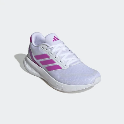 Abbildung von adidas Performance Runfalcon Laufschuh Straße, Damen, Größe: 36 2/3, White/purple burst/semi blue burst Schuhe